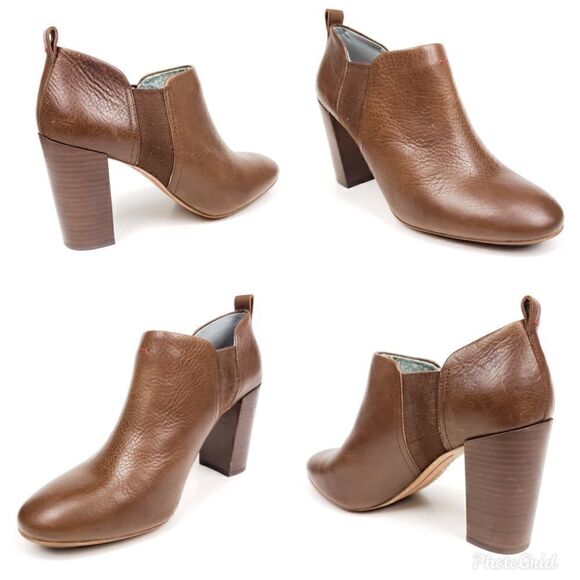 Ellen DeGeneres brown leather Mahoney booties 9.5 - Picture 5 of 8